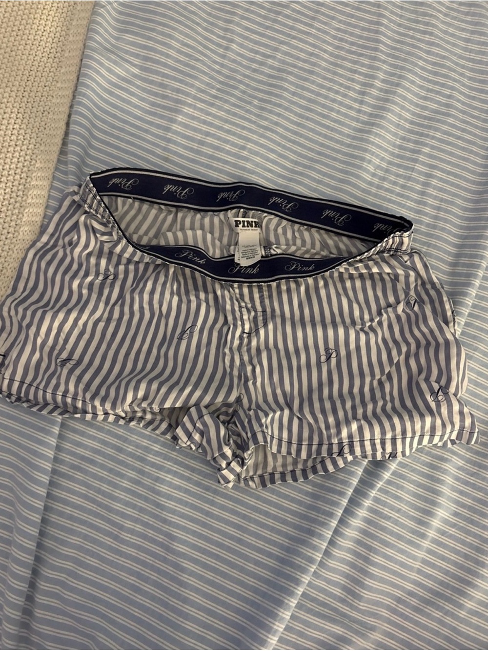 Two PINK Victoria's Secret Sleep shorts